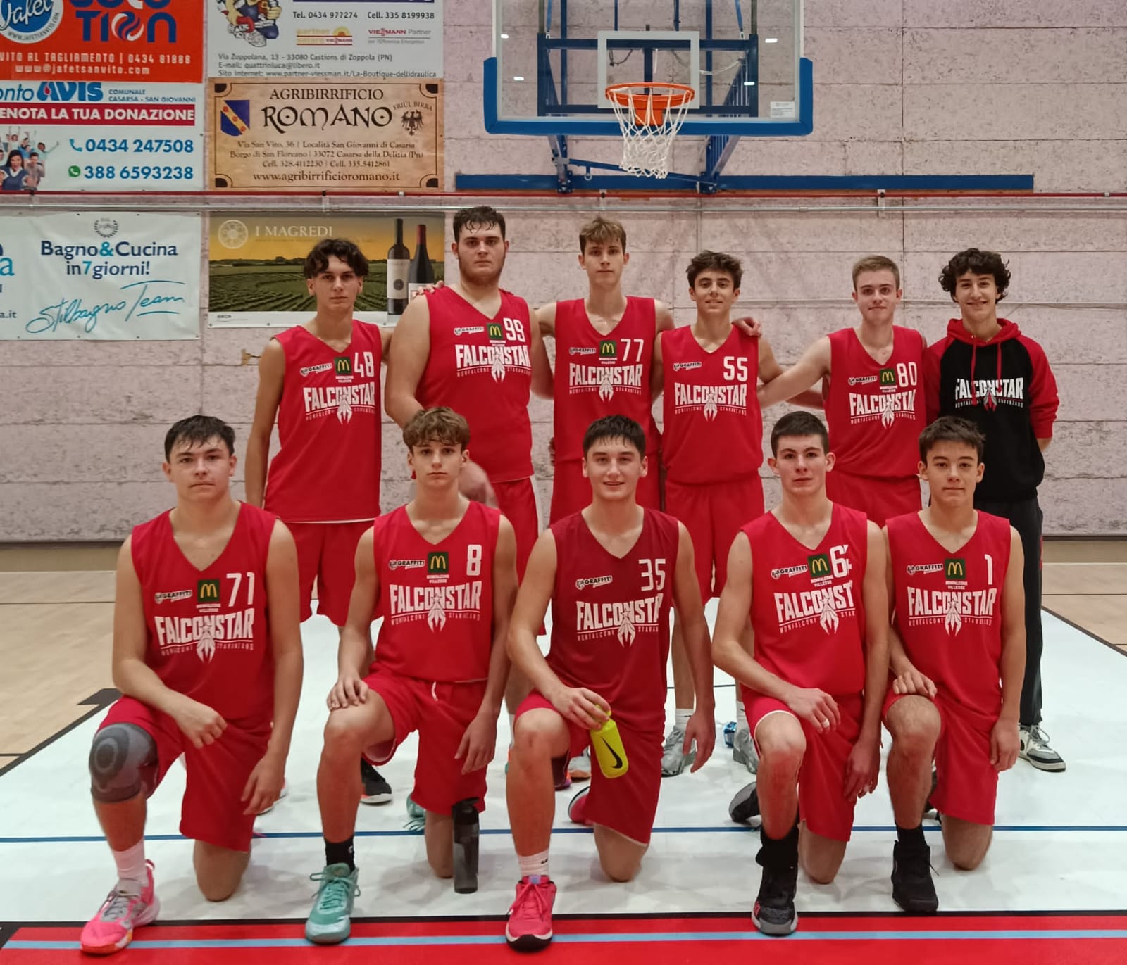 UNDER 17 ECCELLENZA, UN MERCOLEDI DA LEONI A CASARSA. I BIANCOROSSI CHIUDONO A +26 A SUON DI TRIPLE